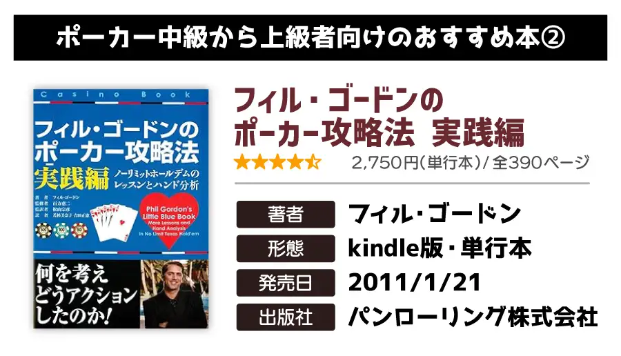 フィル・ゴードンのポーカー攻略法 実践編